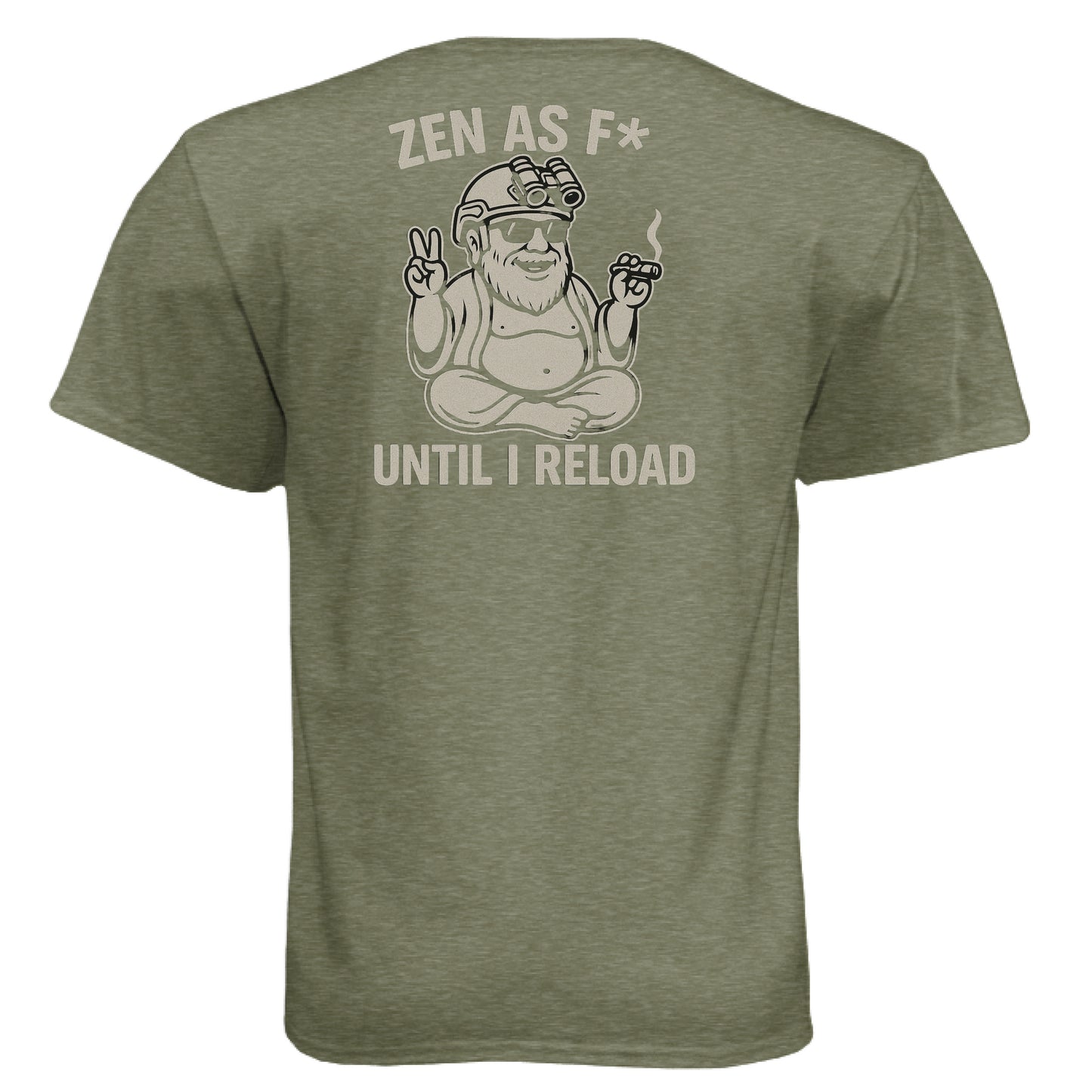 MILITARY GREEN - BACK