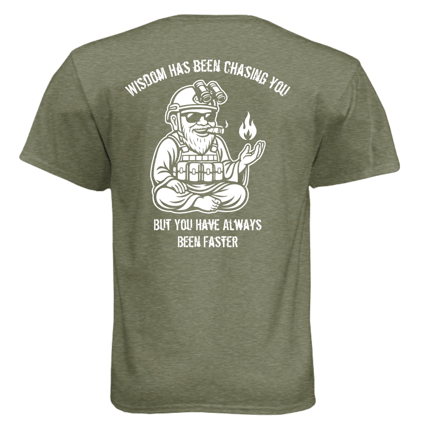 MILITARY GREEN - BACK