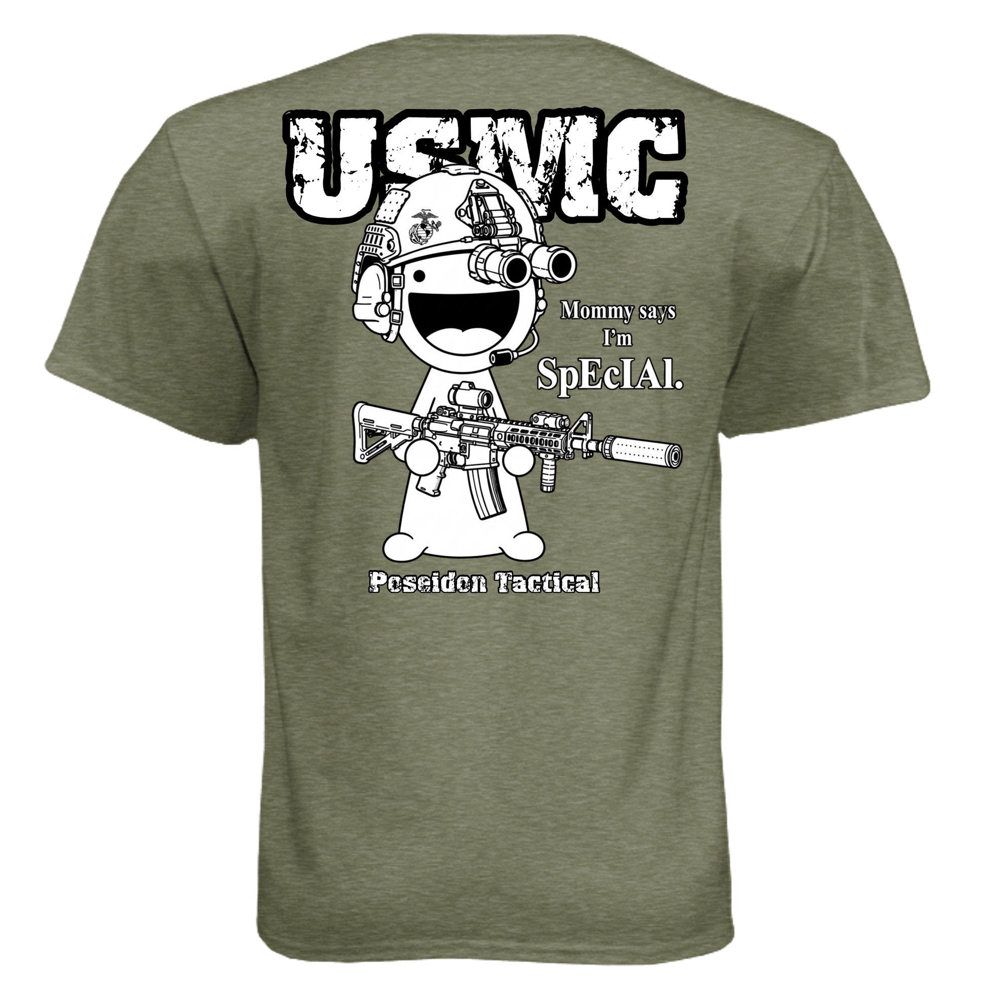 MILITARY GREEN - 6010 - BACK